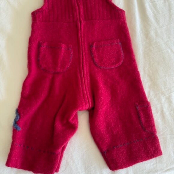 Petite Fille “Feuille” Wool Overalls – Size 18 Months - Picture 3 of 10